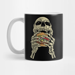 Creepy Skeleton Fast Food Mug